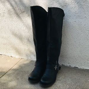 Carlos Santana Wide Calf Knee High Boots size 8